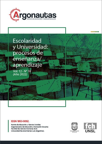 					Ver Vol. 12 Núm. 18 (2022): Escolaridad y Universidad:  procesos de enseñanza/aprendizaje
				
